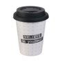 Dites-le avec des Mots Vaso de Café en Céramique avec Couvercle en Silicone 150 ml