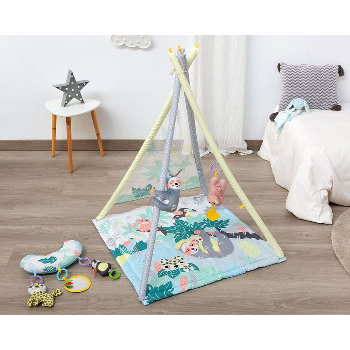BigBuy Kids Teepee-Tapis d'activités 2 en 1 BigBuy Kids Teepee-Tapis d'activités 2 en 1