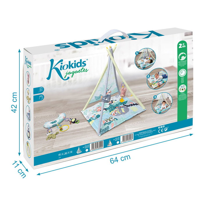BigBuy Kids Teepee-Tapis d'activités 2 en 1 BigBuy Kids Teepee-Tapis d'activités 2 en 1