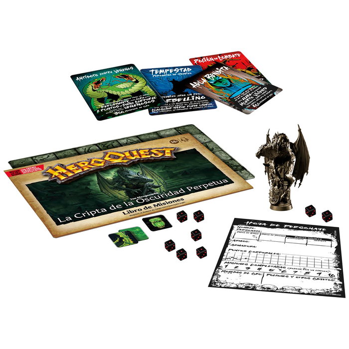 Hasbro Gaming HeroQuest La Cripta de la Oscuridad Perpetua - Pack de Mission Premium - Version Espagnol Hasbro Gaming HeroQuest La Cripta de la Oscuridad Perpetua - Pack de Mission Premium - Version Espagnol