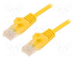 LOGILINK Cordon de raccordement Cat 5e U/UTP 1,5m RJ45 jaune