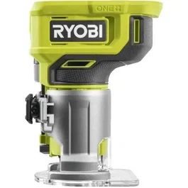 Ryobi Affleureuse à Bois 18V ONE+ RTR18-0 - 30 000 tr/min, Pince 6 mm, Réglage Micrométrique, Éclairage LED
