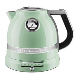 Kitchenaid 5KEK1522 - Bouilloire électrique 1,5L pistache avec réglage de température, paroi double et thermos intelligent pour infusions