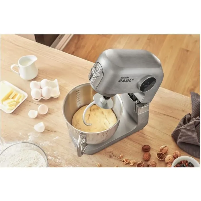 Sencor Robot pâtissier STM 7740 PAUL 2 - 1500 W - Acier inoxydable