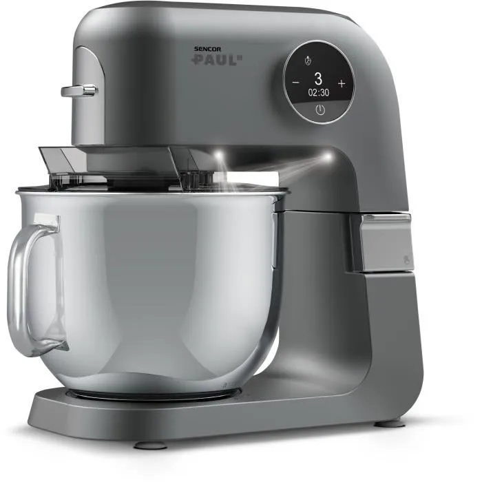 Sencor Robot pâtissier STM 7740 PAUL 2 - 1500 W - Acier inoxydable