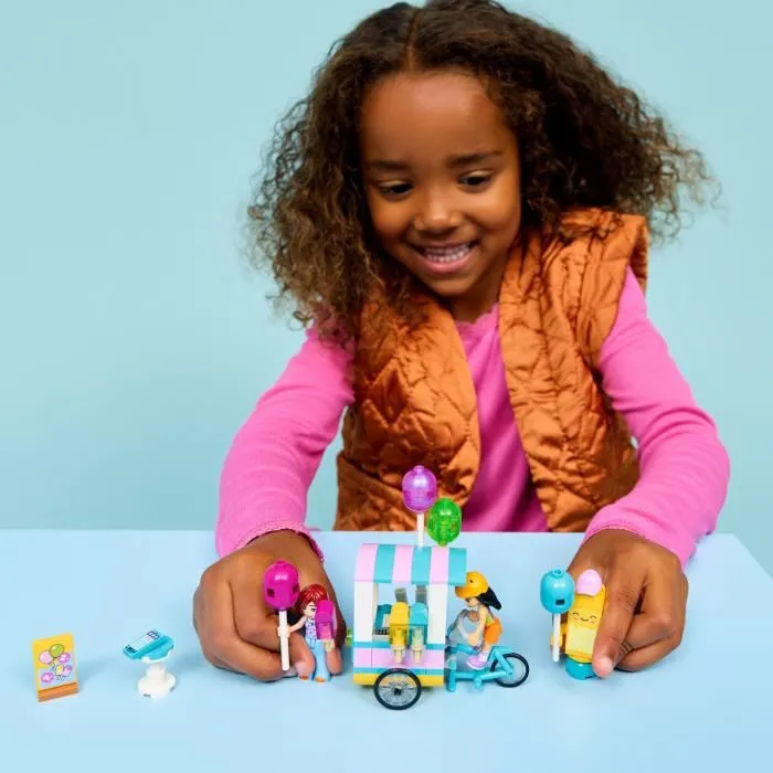Lego LEGO Friends 42692 - Stand de Glaces et de Ballons, Jouet de Construction avec Triporteur, Mini-Poupées, Accessoires - Pour Enfants dès 6 ans