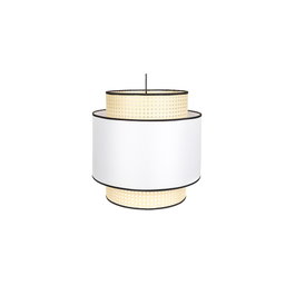 Suspension Gracelynn en Bois et Tissu