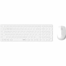 Rapoo 9310M Ensemble Clavier et Souris Sans-fil Multimode Blanc