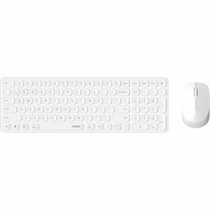 Rapoo 9310M Ensemble Clavier et Souris Sans-fil Multimode Blanc Rapoo 9310M Ensemble Clavier et Souris Sans-fil Multimode Blanc