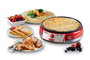 Ariete 202 Crêpière Party Time Rouge - Crêpière électrique antiadhésive avec design rétro années 50, compacte et facile à utiliser