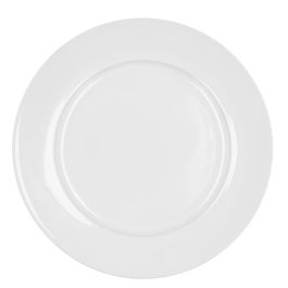 Plato Llano Porcelana Glacial Ala Ancha Bidasoa 30 cm (12 Unidades)