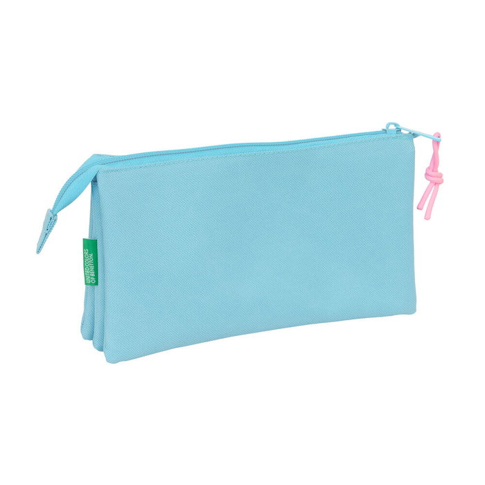 Fourre-tout Benetton Celeste Bleu ciel 22 x 12 x 3 cm Fourre-tout Benetton Celeste Bleu ciel 22 x 12 x 3 cm