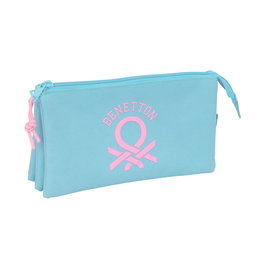 Fourre-tout Benetton Celeste Bleu ciel 22 x 12 x 3 cm