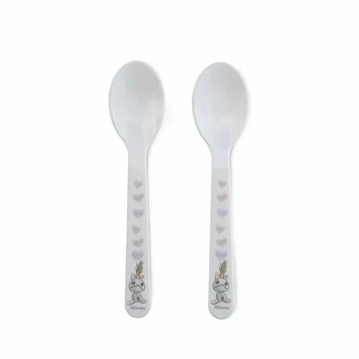 Disney Baby Set de 2 Cuillères avec Boîtier de Transport Lilo et Stitch - Idéal pour les Déplacements