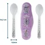 Disney Baby Set de 2 Cuillères avec Boîtier de Transport Lilo et Stitch - Idéal pour les Déplacements