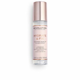 Revolution Make Up HYDRATE & FIX Spray Fixateur de Maquillage Éclat 100 ml