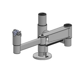 Ergonomic Solutions SP2 SpacePole Drive Trough solution without plate - Black