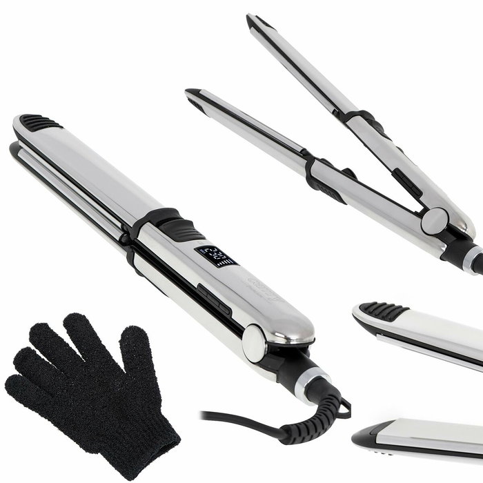 Adler CR 2320 Lisseur à cheveux Noir Argenté Acier Adler CR 2320 Lisseur à cheveux Noir Argenté Acier