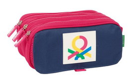 Benetton Portatodo Triple Big 'Cherry' - Organisateur ou boîte de rangement triple pour enfant - 21.5 x 10 x 8 cm