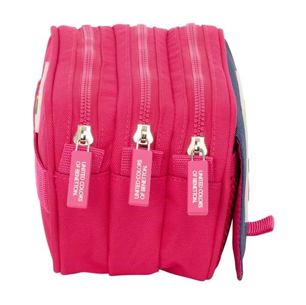 Benetton Portatodo Triple Big 'Cherry' - Organisateur ou boîte de rangement triple pour enfant - 21.5 x 10 x 8 cm