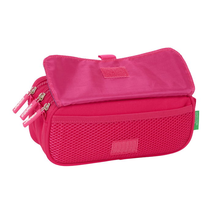 Fourre-tout Benetton Cherry Cerise Blue marine 21,5 x 10 x 8 cm
