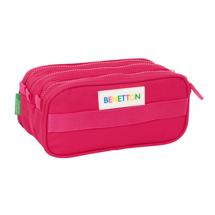 Fourre-tout Benetton Cherry Cerise Blue marine 21,5 x 10 x 8 cm