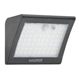 MAURER Applique Solaire LED 250 Lumens avec Capteur de Mouvement et Crépusculaire IP65