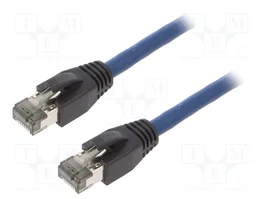 LOGILINK Cordon de raccordement S/FTP Cat 8.1 RJ45 0,5 m bleu