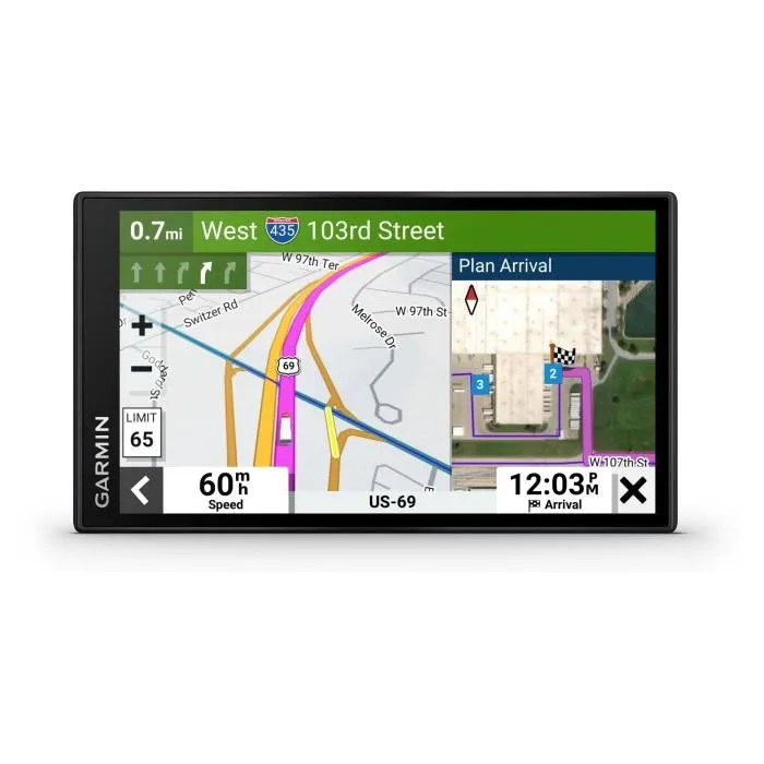 Garmin Dezl LGV 610 - GPS poids-lourds avec écran 6 pouces, info trafic temps réel, itinéraires adaptés et planification d'arrivée