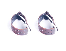 Innspiro Boucles d'oreilles métalliques à coudre cuivre vieilli 18x8mm
