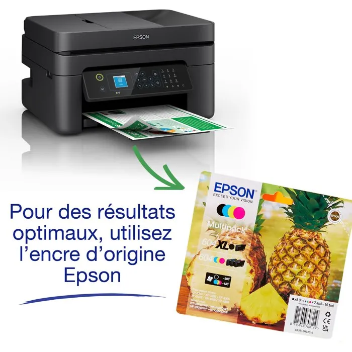 Epson WorkForce WF-2935DWF Imprimante multifonction A4 Wi-Fi Epson WorkForce WF-2935DWF Imprimante multifonction A4 Wi-Fi
