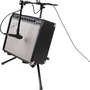 FRAMEWORKS Support pour amplificateur avec bras articulé noir charge max 45 kg hauteur 584-940 mm