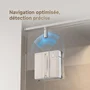 Dreame Robot Laveur de Vitres C1 avec Technologie CornerClean, Nettoyage IA, Aspiration 5500 Pa, Contrôle Application pour Surfaces Jusqu'à 2.5 x 4 mètres