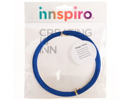 Innspiro Fil aluminium Magic Wire bleu marine 1,5 mm, 5 m