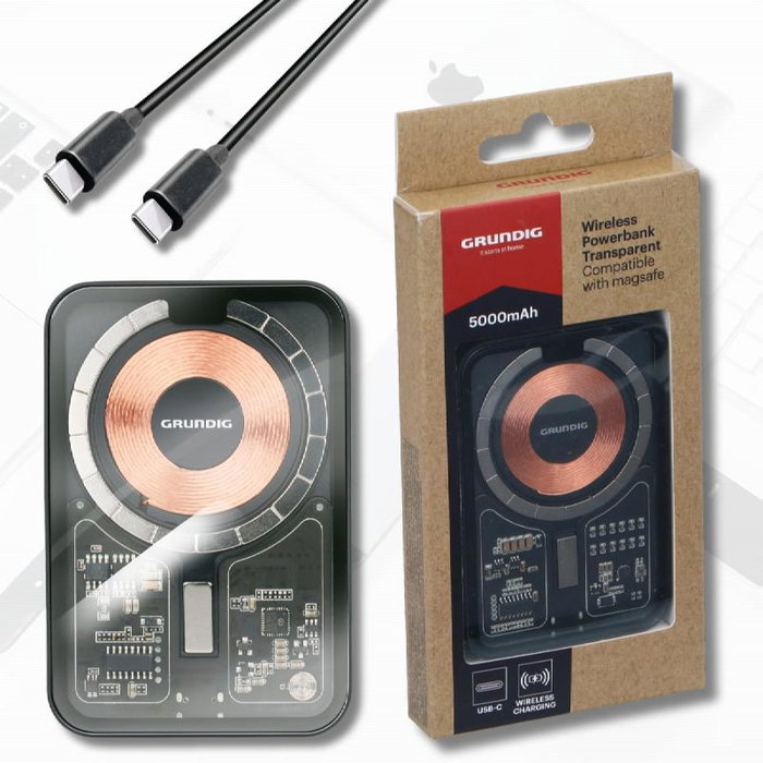 Powerbank Grundig Transparent 5000 mAh