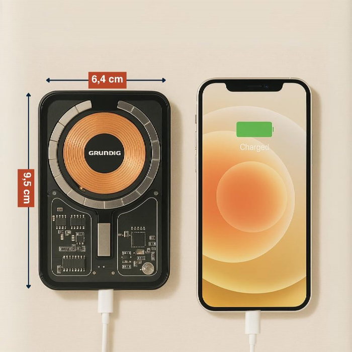 Powerbank Grundig Transparent 5000 mAh