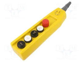 SPAMEL PKS-6 Cassette de pilotage 5 boutons champignon rond