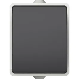 GAO Poussoir étanche extérieur Aquatop IP54 - Protection eau et poussière - Installation rapide conforme NF