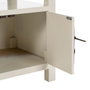 BigBuy Home Table de Nuit ORIENTE Blanc Bois MDF 50 x 40 x 66 cm