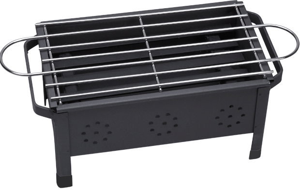 Sauvic Barbecue de table avec grille en acier inoxydable 25 x 20 cm Sauvic Barbecue de table avec grille en acier inoxydable 25 x 20 cm