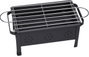 Sauvic Barbecue de table avec grille en acier inoxydable 25 x 20 cm