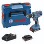 Bosch GSR 18V-21 Professional perceuse visseuse sans fil avec 2 batteries 2Ah, chargeur et coffret L-BOXX