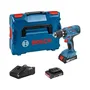 Bosch Professional Perceuse-Visseuse Sans Fil GSR 18V-21 2 x Batterie 2Ah Coffret L-BOXX - 06019H1008