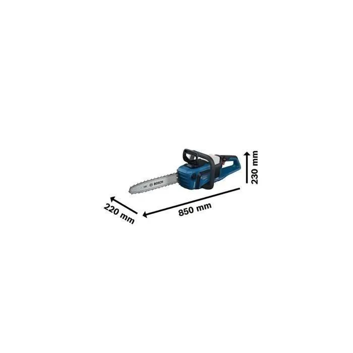 Bosch Professional Tronçonneuse sans fil GKE 18V-40 - Moteur sans charbon BITURBO, guide-chaîne 40 cm, 18V, clé intégrée, sans batterie, pour charpente et jardinage