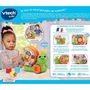Vtech Rouli-Escargot Maxi Découvertes - Jouet à tirer musical d'éveil pour bébé avec sons et lumières, en français