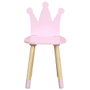Home Deco Kids SILLA INFANTIL CORONA ROSA