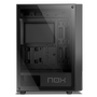 Nox Infinity Beta Boîtier PC Gaming Semi-Tour Micro-ATX/ITX Mesh ARGB Ventilé Verre Trempé USB 3.0