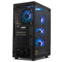 Nox Infinity Beta Boîtier PC Gaming Semi-Tour Micro-ATX/ITX Mesh ARGB Ventilé Verre Trempé USB 3.0
