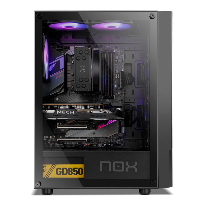 Boîtier ATX semi-tour Nox-Xtreme INFINITY BETA Airflow ARGB Noir
