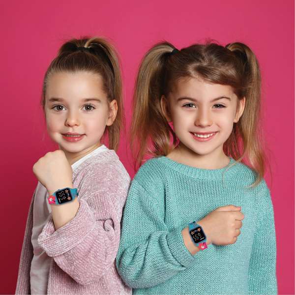 Lexibook Montre numérique Stitch avec affichage LED et réveil - Fonctionne avec pile CR2032